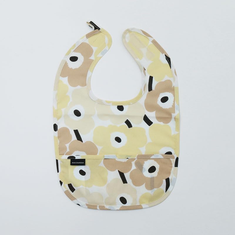 Marimekko Mini Unikko Japan Cream X Beige Bib, Exclusive, (50)