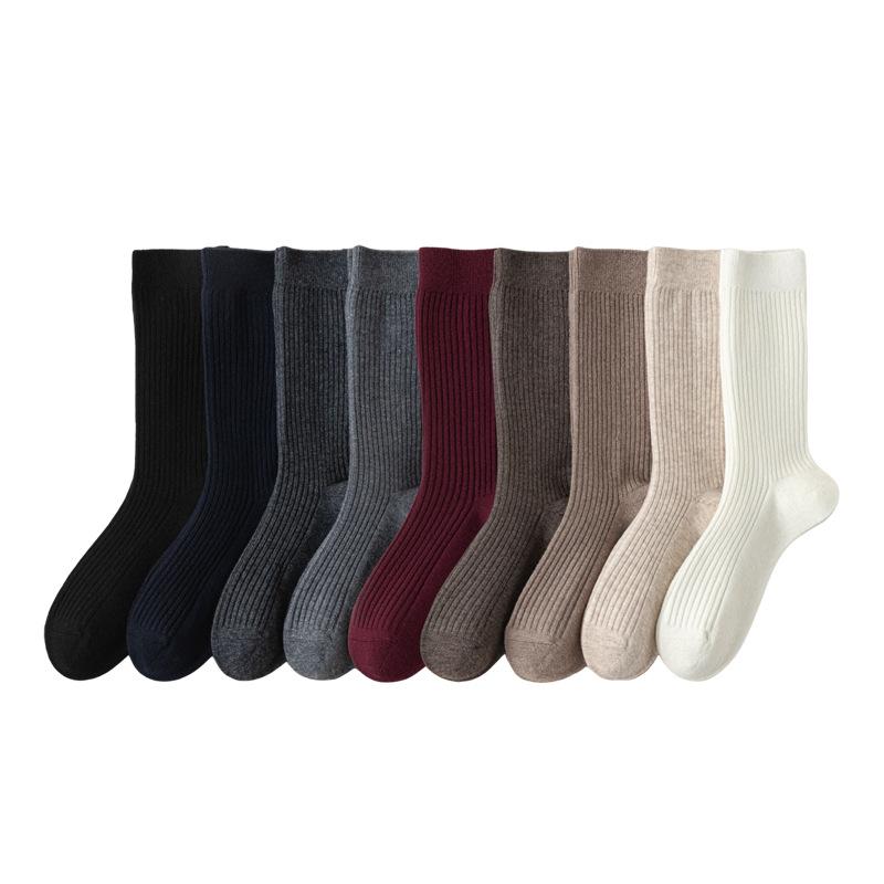 4 Pairs of Female Autumn/Winter Wear Resistant Warm Soft Fluffy Plus Long Wooly Socks