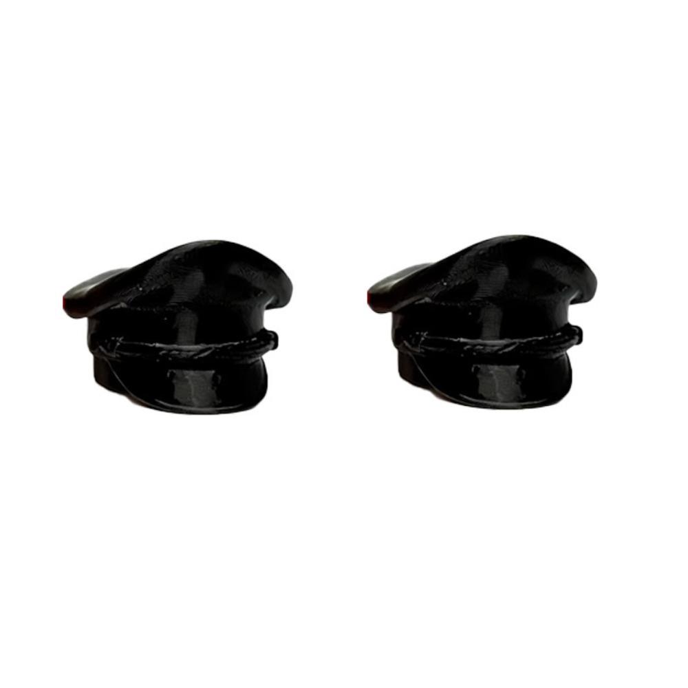 2PCS Creative Hat-shaped Bottle Cap Plastic Sunshade Cap Ornaments Cute Beer Bottle Cap  Drink