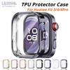 Capa Macia de TPU Para Huawei Watch Fit 3/4/4 Pro Protetor de Tela Cobertura Total Para-choque Protetor Capa Anti-risco Acessórios