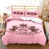 Nuovo Set Biancheria da Letto 3D Juicy Couture per Tutte le Stagioni per Letto Singolo 3 Pezzi Set Piumone Copripiumino Letto Matrimoniale King Copripiumone Tessili per la Casa
