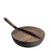 Hand-Forged Cast Iron Non-Stick Wok for Gas & Induction Stoves, Medium-High, No Coating