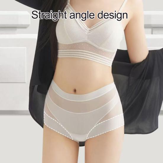 Women's High Waisted Underwear Seamless Shapewear Tummy Control Panties Full Coverage Stretch Body Shaper Briefs