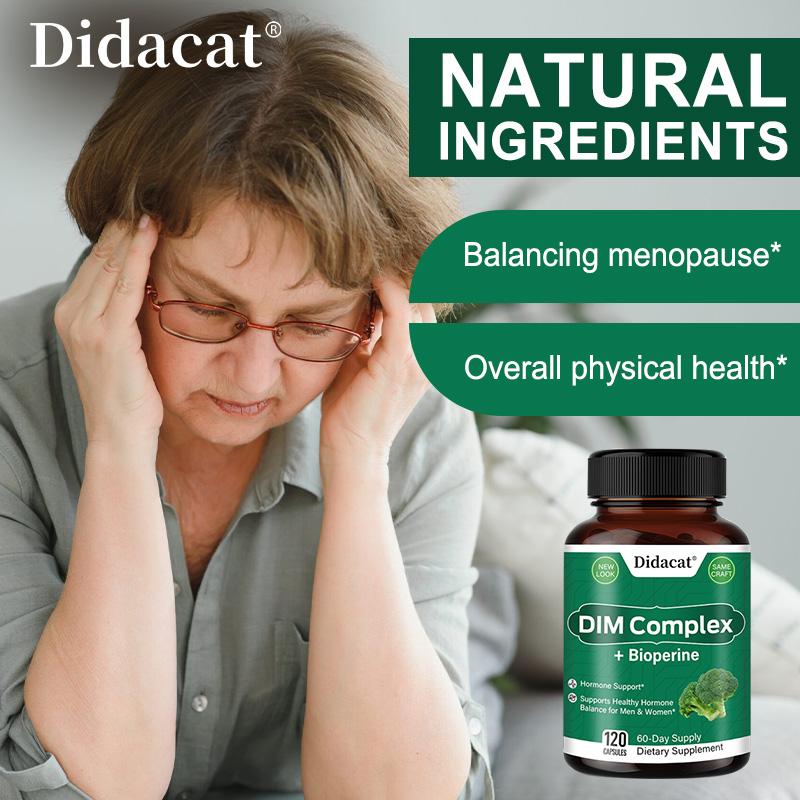 Broccoli Florets 4:1 Extract Complex Capsules with 120 Vegetable Capsules, 60‑Day Supply for Men & Women
