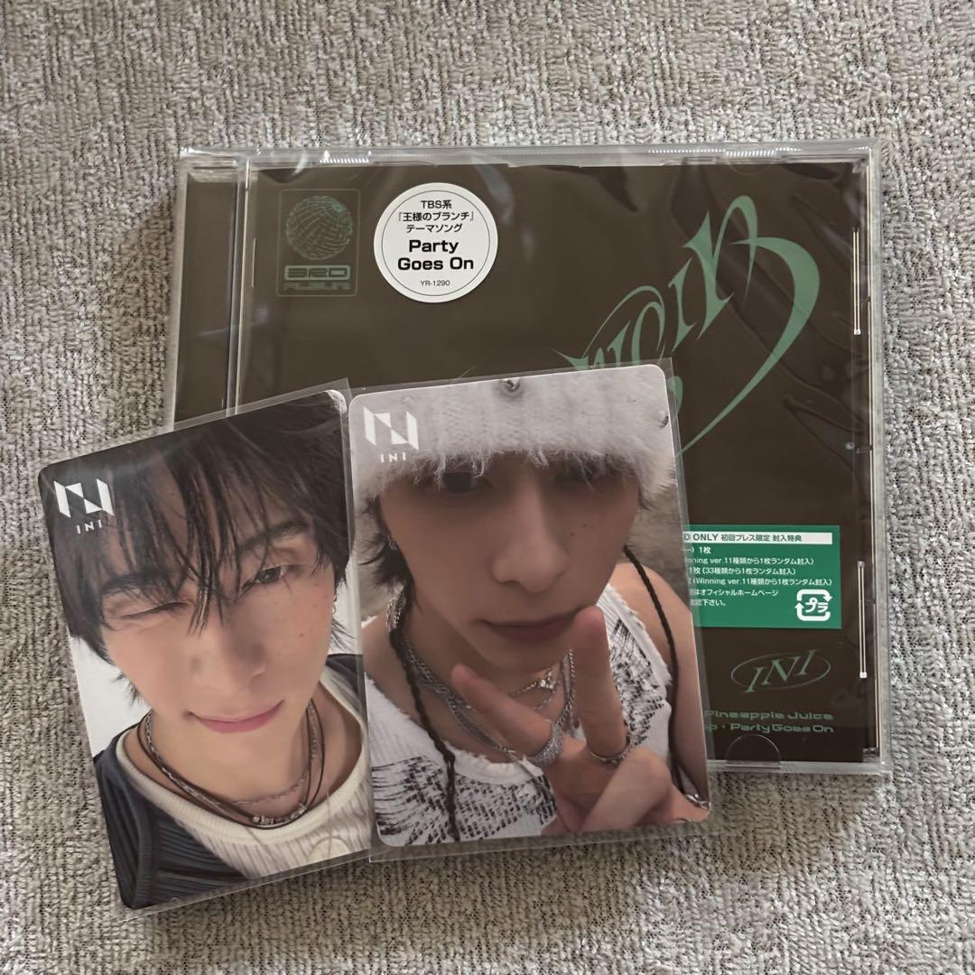 

[USED] INI THE ORIGIN Limited Rakidro Selected Store Trading Card Nishi Kouto