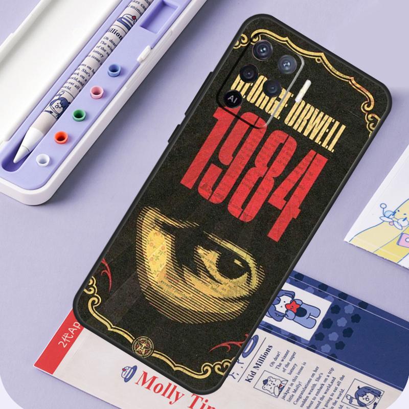 

1984 George Orwell Book Novel For Oppo A96 A76 A16 A94 A74 A54 A15 A18 A38 A58 A78 A98 A40 A60 A80 A57 A17 A77 A5 Pro Case OPPO A60 4G