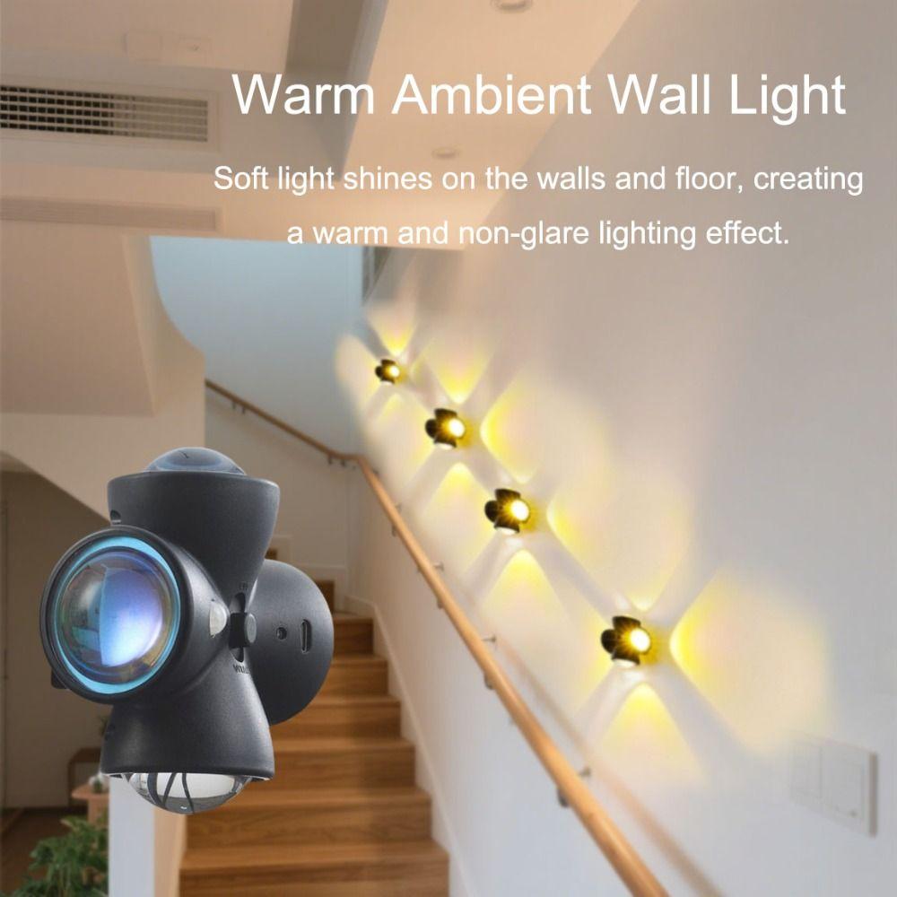 TYPE-C Fast Charging Intelligent Sensor Lamp Charging Wall Lamp  Corridor Passageway