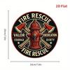 Vintage Fire Rescue Metal Sign Fire Hydrant Axes Design Indoor Outdoor Decor Wall Art for Bar Cafe