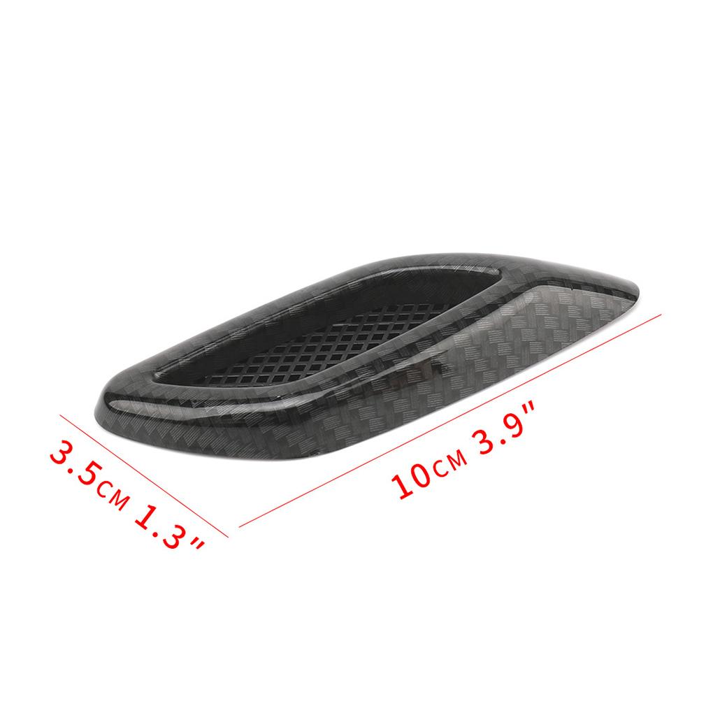 2pcs Car Air Intake Bonnet Hoods Side Vent Tuning Auto Automobile Door Decoration Popular Sticker Decorative Cover