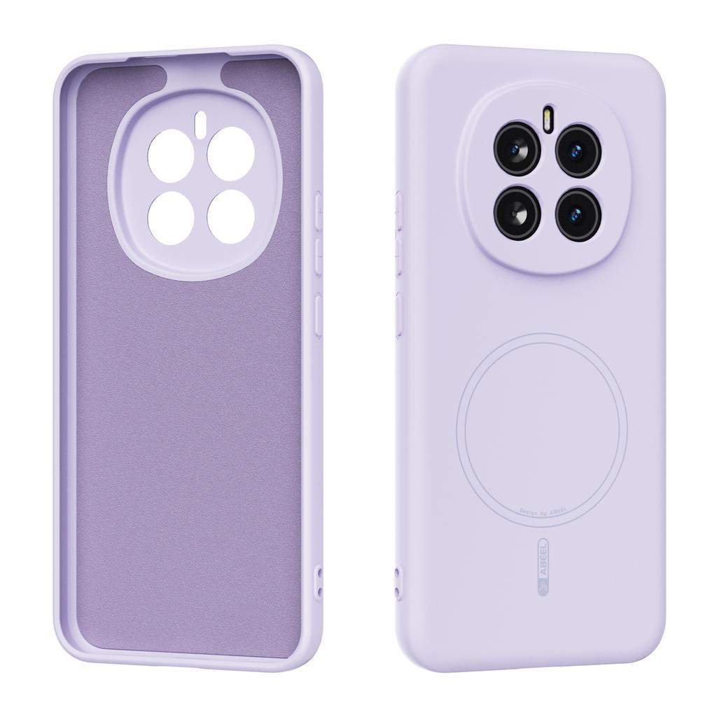 ABEEL For Honor Magic7 5G Magnetic Case Skin Touch Liquid Silicone Phone Back Cover