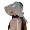 Summer Hat Women's High-end Empty Top Shell Hat Seaside Travel Sun Protection Sun Hat Folding Sun Hat Tide