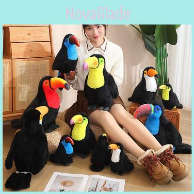 Tropical Toucan Plush Doll With Pp Cotton Filling For Children Playroom Decor