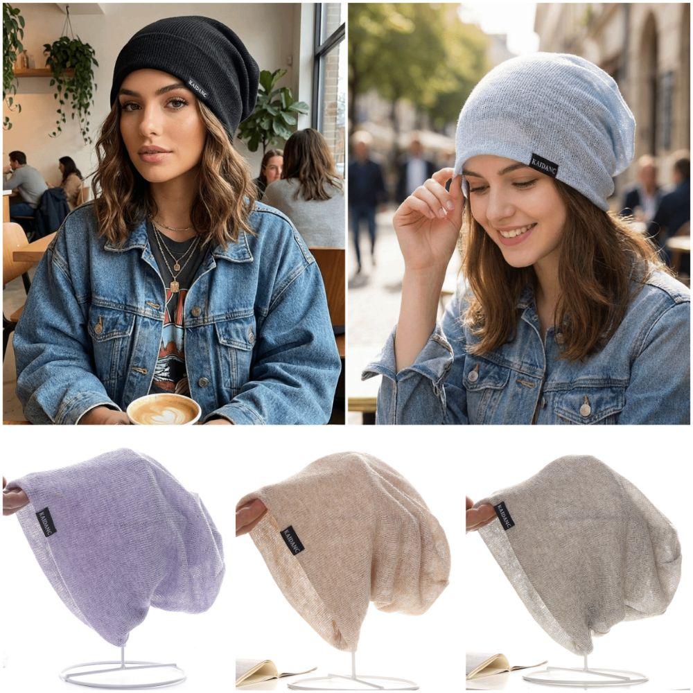 Thin Stacked Hat Soft Baotou Hat Creative Pullover Hat Spring Summer