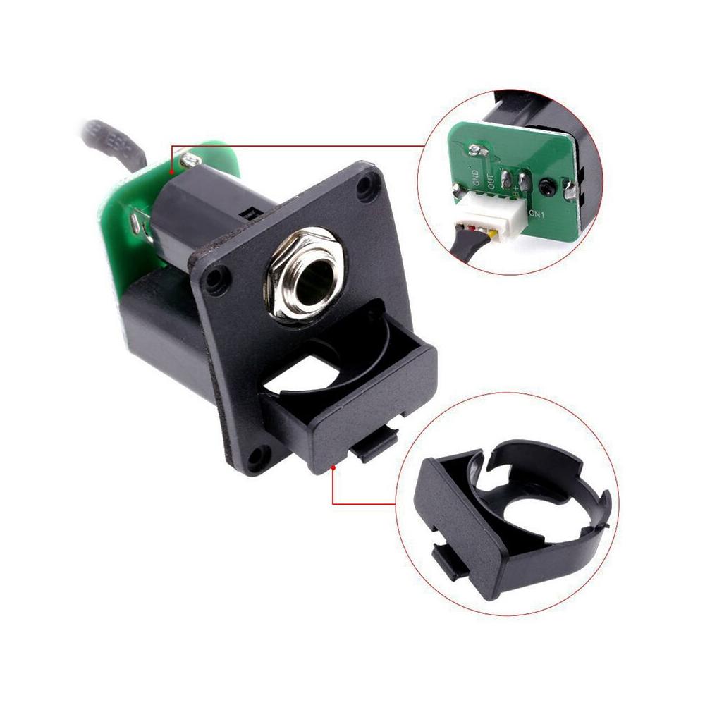 Ukulele Ukelele Uke Piezo Pickup Preamp 3-Band EQ EQ Equalizer Tuner System with LCD Display