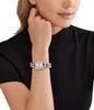 Michael Kors MK Chain Lock Three-Hand Stainless Steel Watch