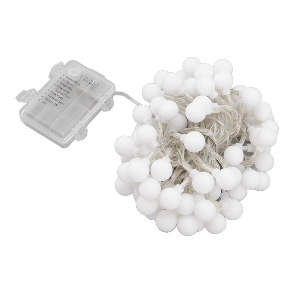Globe String Lights Bulbs Waterproof Warm White Hanging Lights for Patio Backyard Party Wedding