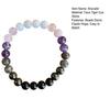 Women Bracelet Elastic Rope Faux Tiger Eye Stone Beads Bracelet Comfortable To Wear Wristband Versatile Accessories