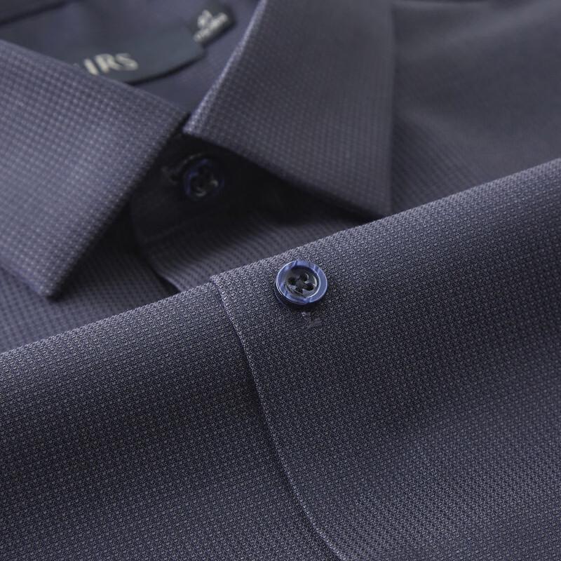 FIRS Men's Wrinkle-Free 100% Cotton Business Casual Long Sleeve Shirt