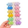 Small Flower Heart Hairpin Acrylic Side Hair Clips Cute Kids Hair Clips  For Kids