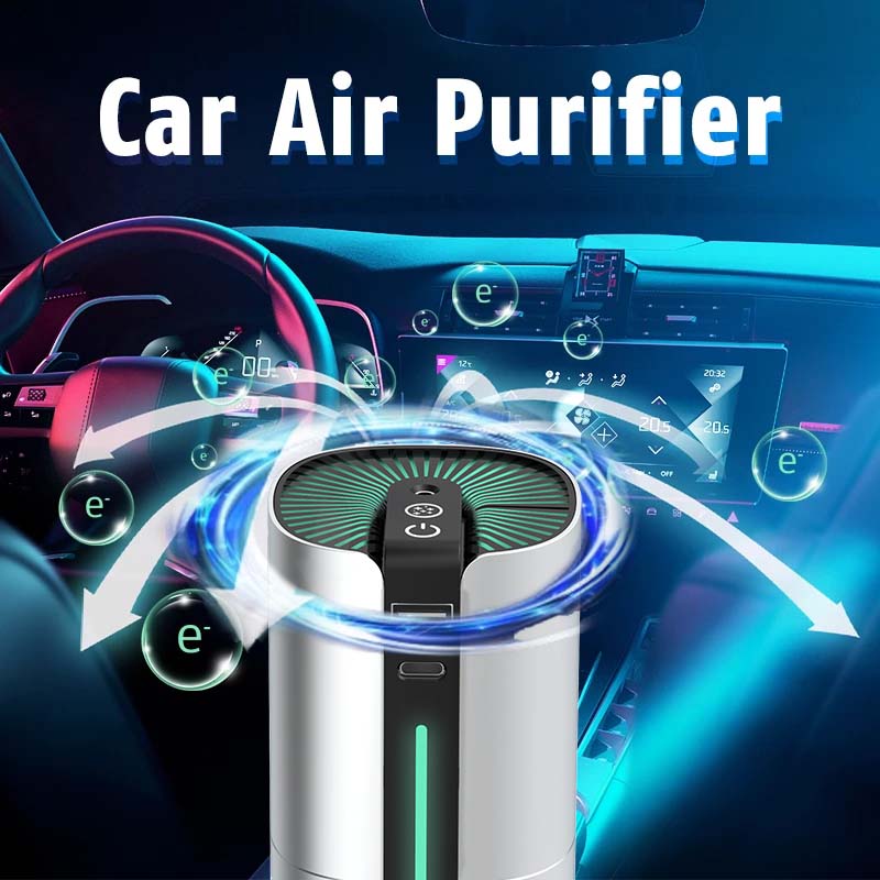 Household car bladeless ionizer hit selling plug in air purifier price nature fresh hepa filter fan car air purifier