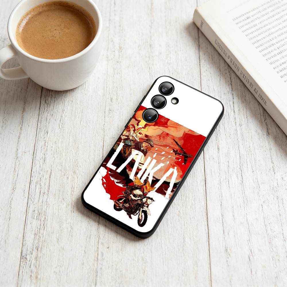 

Laika Aged Through Blood Phone Case For Samsung Galaxy A73,A72,A71,A70,A53,A52,A51,Others Soft Black Cover Samsung a20s