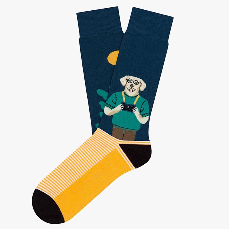 Kreative Neuheit Cartoon Hund Lustige Unisex Crew Socken Damen Herren Paar Sommer Herbst Baumwolle Mode Street Socken Bulk