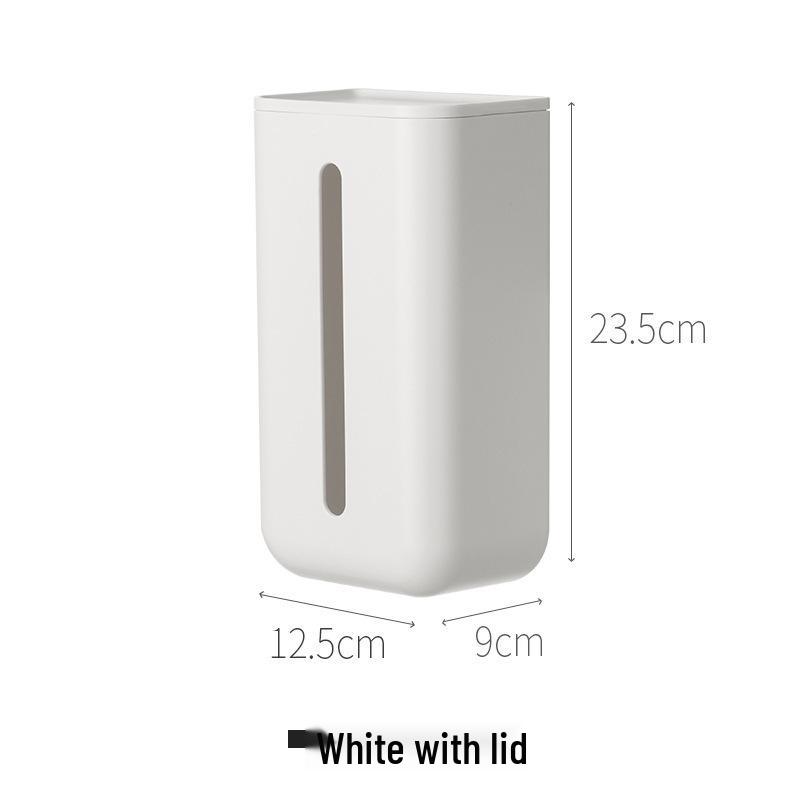 Wall-Mounted Punch-Free Tissue & Towel Storage Box