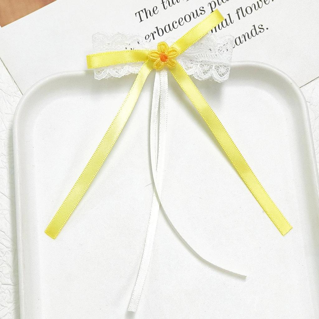 Handmade Sweet Pearl Lace Bow Hair Ornaments & DIY Phone Case Accessories