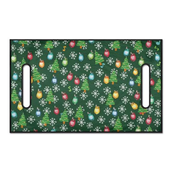 Christmas Golf Cart Seat Cover Santa Snowflake Snowman Cart Seat Towel Blanket for 2-Seat Club Car Washable Golf Cart Accessory