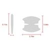 8Pcs Car Door Handle Bowl Sticker Protector Anti Scratch Transparent Film Cover