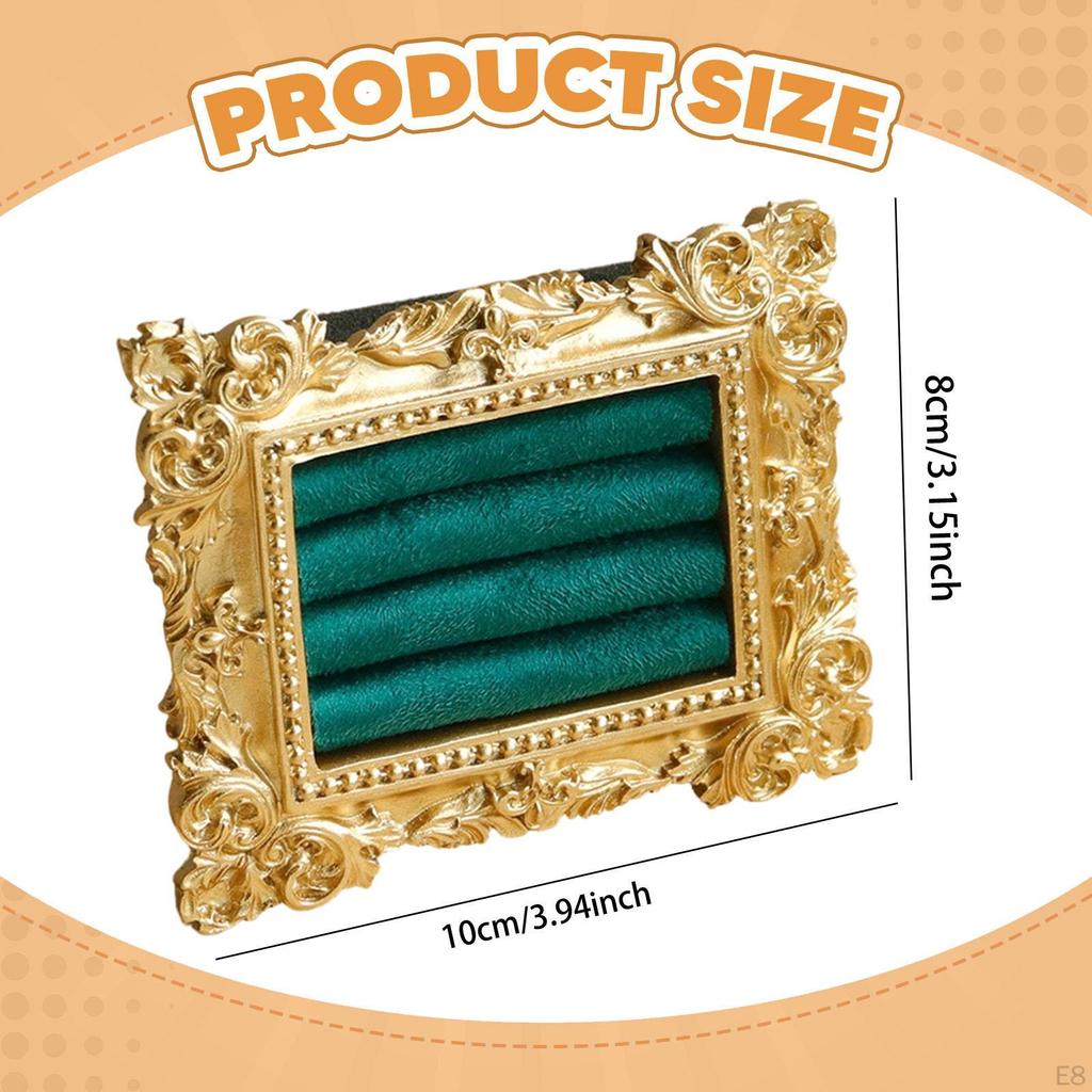 Vintage Display Stand Baroque Holder Photo Prop Ear Studs Organizer for Vendor, Desk, Store, Counter