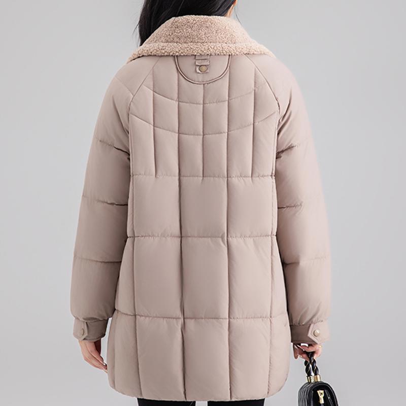 Fashion Woman Long Parkas Winter Coat Plus Size Loose Thick Warm Outerwears Elegant Women's Jackets