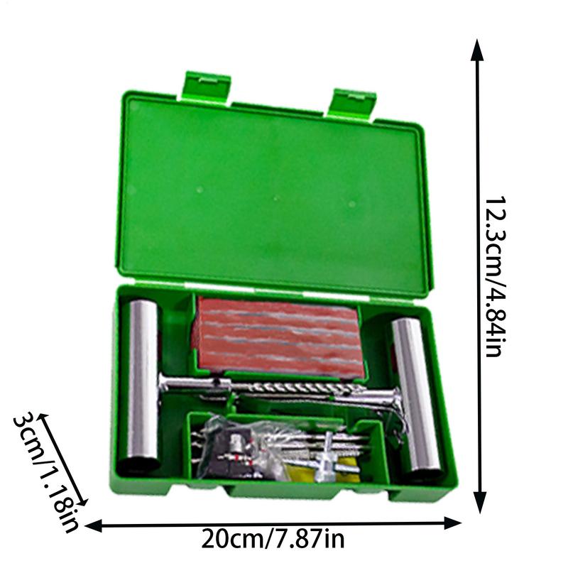Flat Tire Repair Kit Rustproof Convenient Rustproof Tire Repair Tools High Strength Heavy Duty Automotive Tools For Efficient