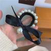 Pearl Bow Hair Band ~ French Elegant and Versatile Hair Tie Rubber Band Hair Tie