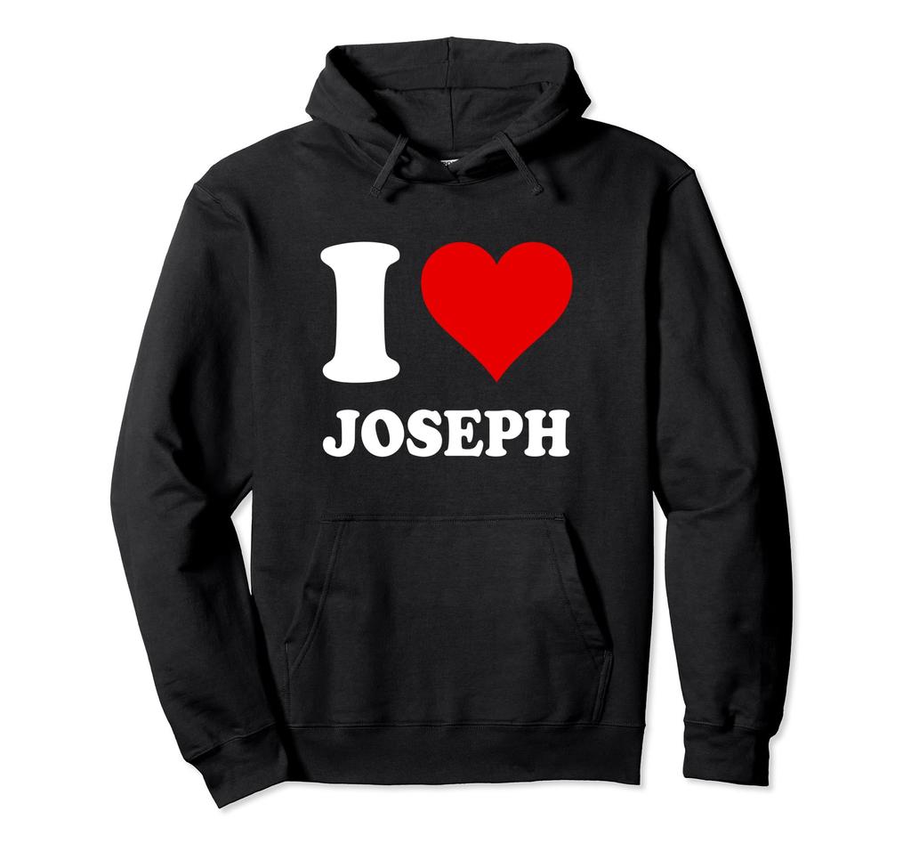 Red Heart I Love Joseph Hoodie