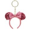 Minnie Mouse Headband Keychain Disney Souvenir Disney Resort (Pink) [Tokyo Exclusive]