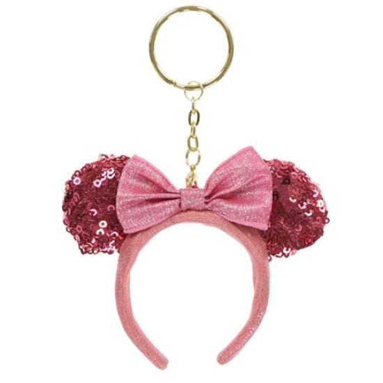 

Minnie Mouse Headband Keychain Disney Souvenir Disney Resort (Pink) [Tokyo Exclusive] розовый