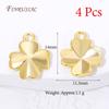18K Gold Plated Brass Flower & Leaf Pendants For Jewelry,Charms For Earrings Making Accessories,DIY Jewelry Necklaces Findings