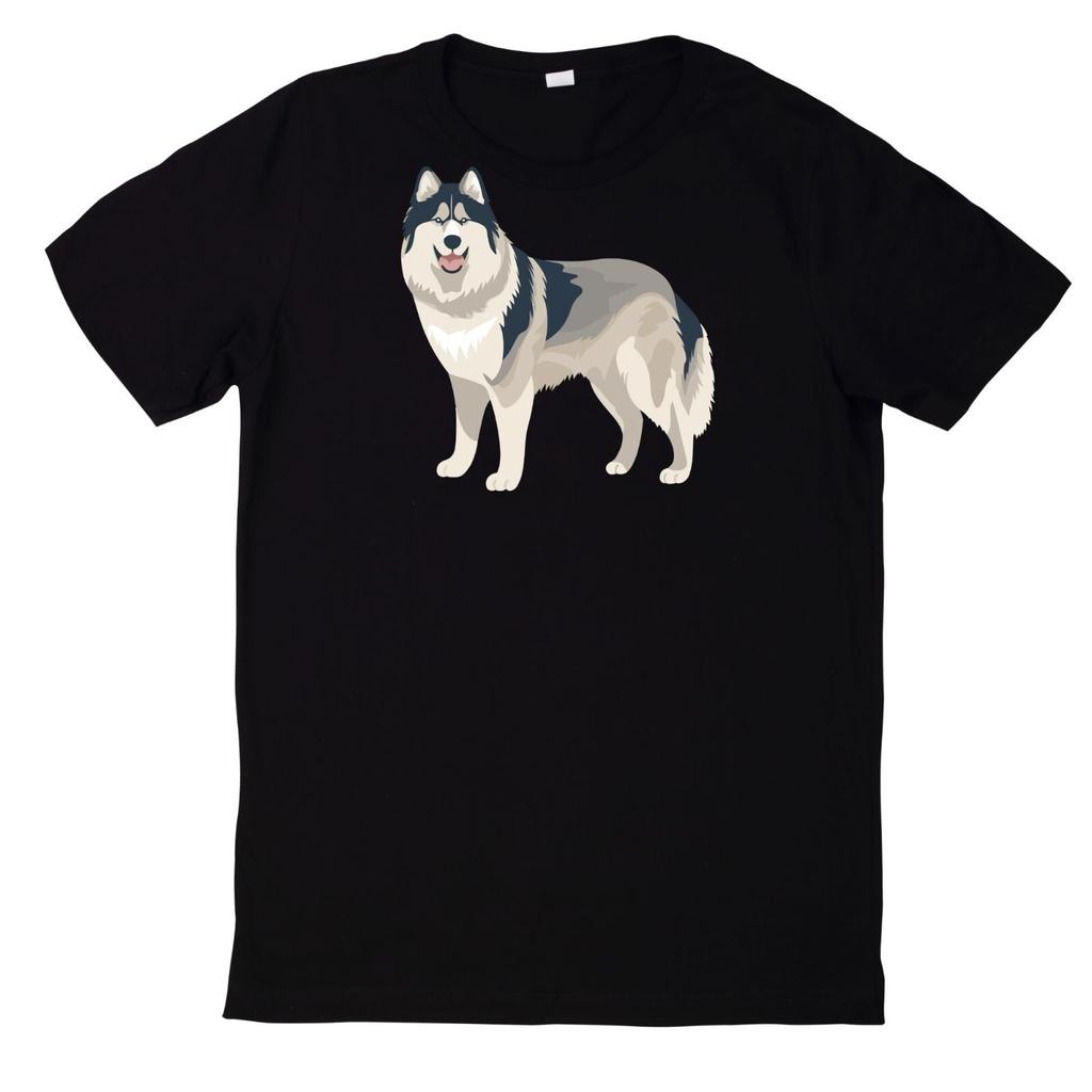 T-Shirt Wolf Motif Lone Wolf Husky Outdoor Gift Motif CottonWill Open In a New Window or Tab