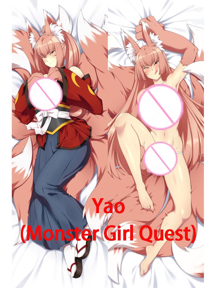 

Dakimakura Yao (Monster Girl Quest) Anime Body-style Pillow Cover Adult Cushion Pillowcase Customizable Patterns 40x120cm