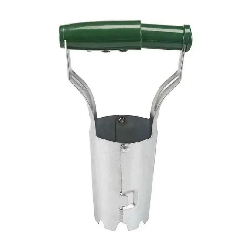 Stainless Steel Seeder Soil Digger Hole Maker Seedling Flower Planting and Cutting Tool Seed Sowing and Seedling Raising Device
