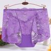 4PCS Mesh Transparent Seamless Lace Briefs Underpants Women Underwear Lace Flower Panties  Female