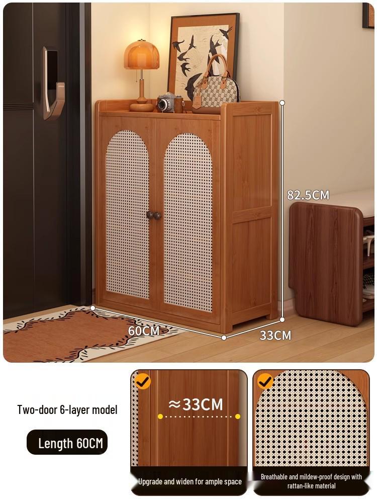 Large Capacity Narrow Vertical Shoe Cabinet for Entryway