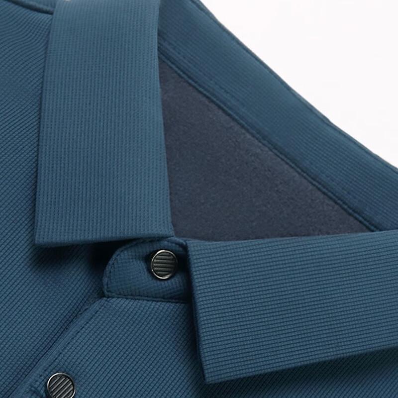 ROMON Men's Long Sleeve Polo Shirt