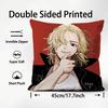 Animetokyo Revengers Cushion Cover Comfortable Reversible Pillow Cover Ideal For Car Sofa Bedroom & Beyond