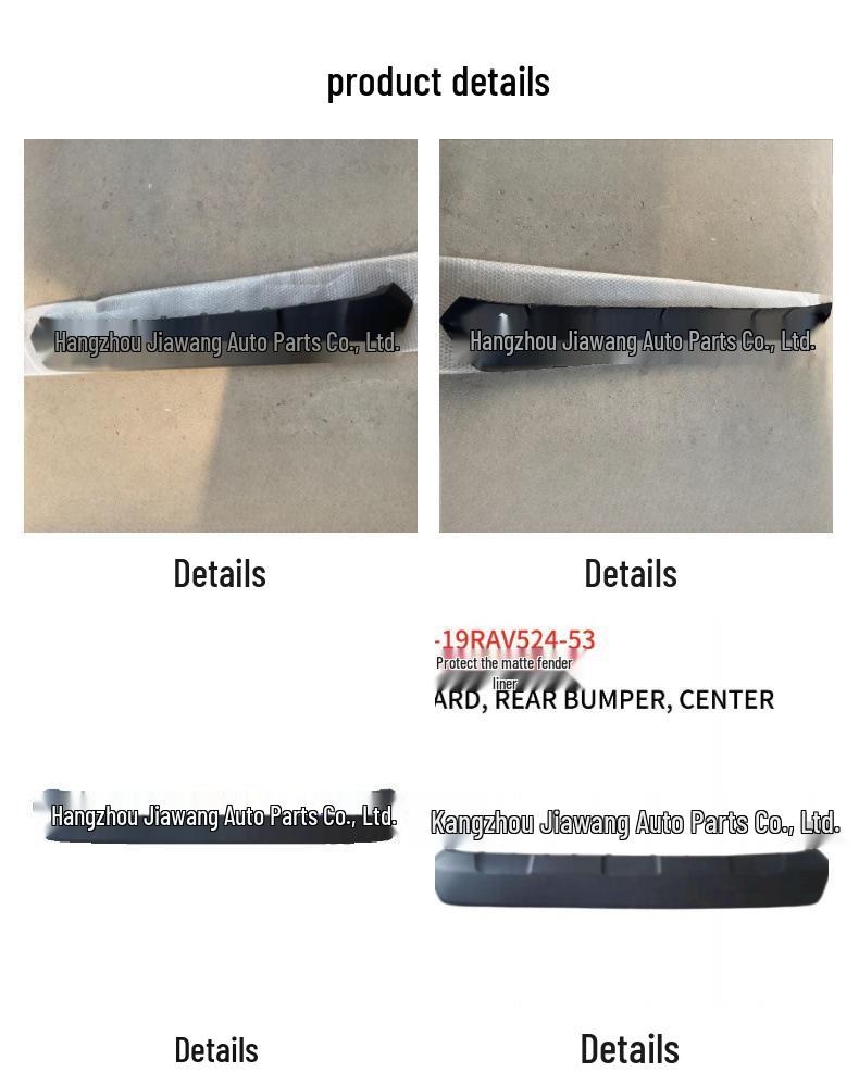 2019 Toyota RAV4 Ochraniacz Tylnego Zderzaka Matowy 52453-0R100