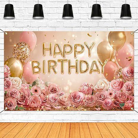 Birthday Party Background Event Decorative Banner Background Indoor and Outdoor Photography Photography Background
