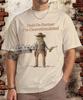 Cowboy Frog Overstimulated Graphic Tee, Retro Western Humor Shirt