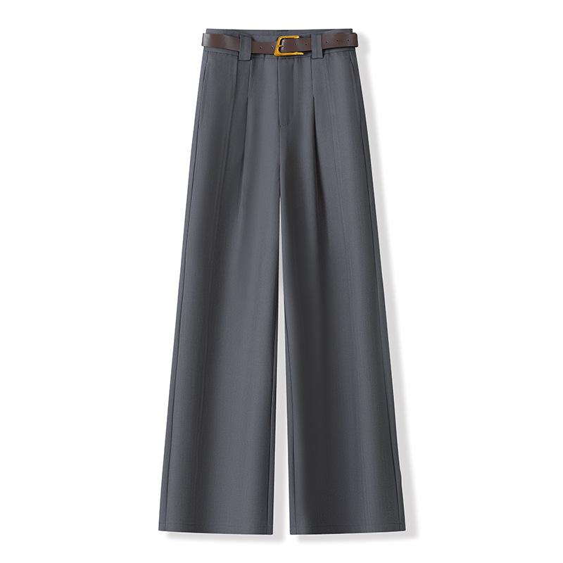 Women's 2026 High-Waisted Loose Fit Professional Wide-Leg Suit Pants