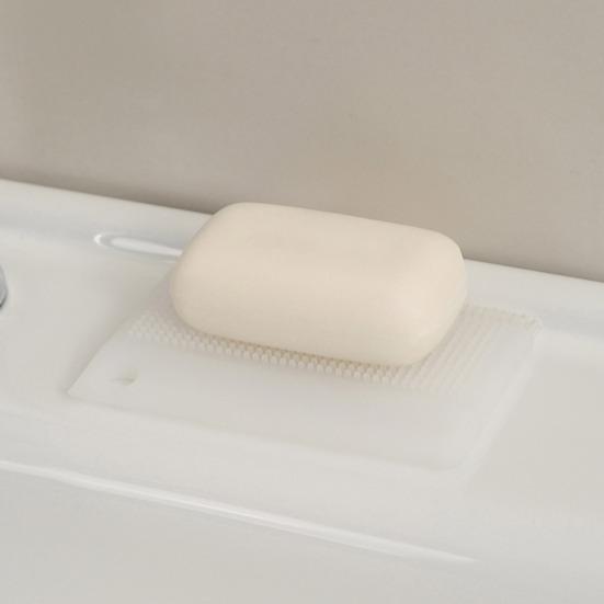 Cleaning Scraper Food-Grade Silicone Scratch-Free Three-Sided Design Raised Point Scraper Blade Kitchen Bathroom Cleaning Tool